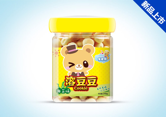 溶豆豆(海苔)餅干桶裝