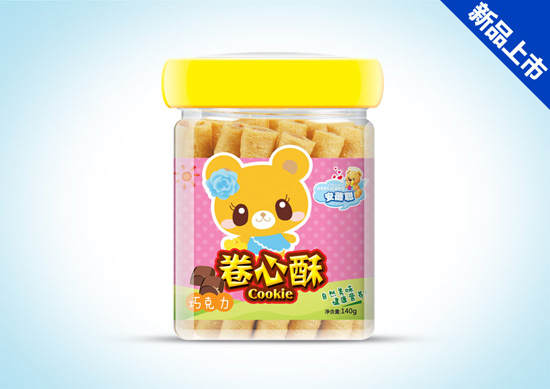 卷心酥(巧克力)餅干桶裝