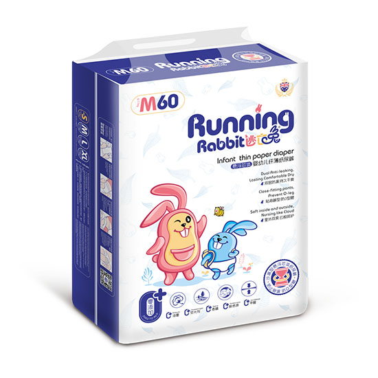 逃亡圖嬰幼兒紙尿褲M60片