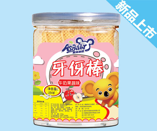 愛其加倍牙伢棒-牛奶果蔬味