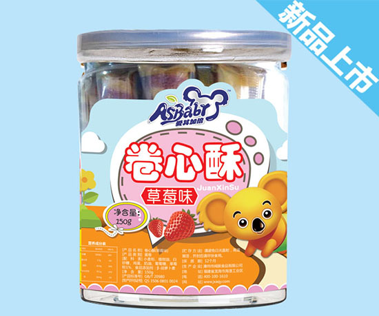 愛其加倍卷心酥-草莓味