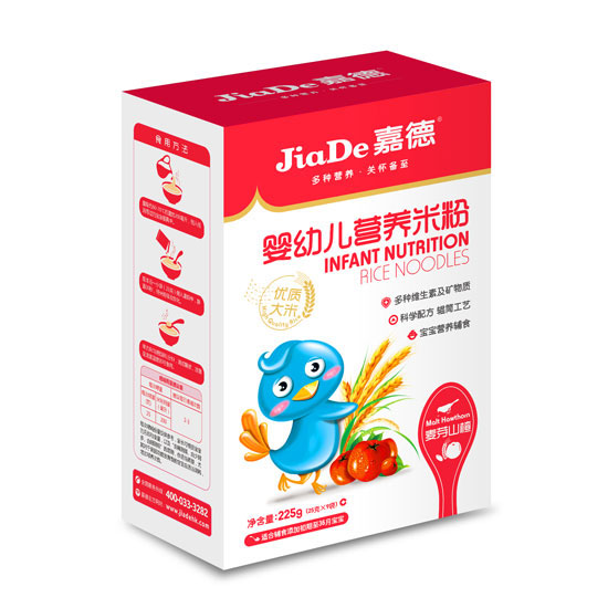 嘉德麥芽山楂嬰幼兒營養米粉
