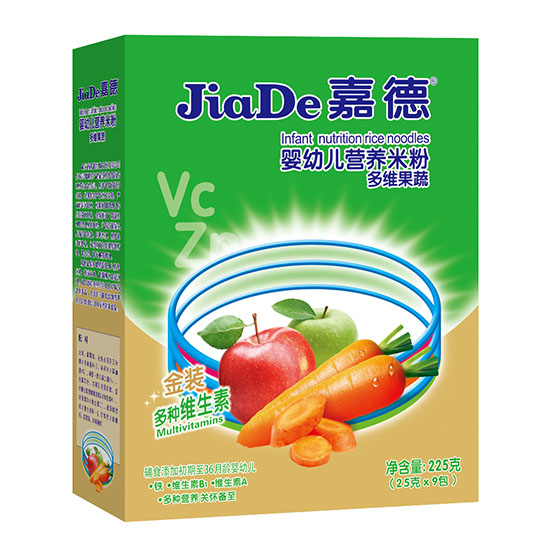 嘉德多維果蔬嬰幼兒營養米粉