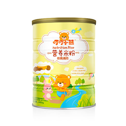 叮叮小熊營養米粉罐裝-核桃高鈣