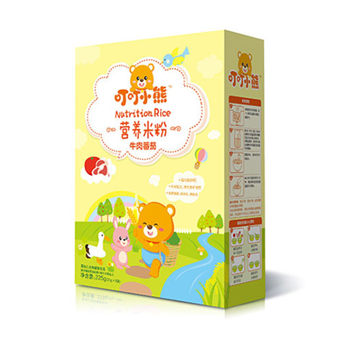 叮叮小熊營養米粉盒裝-牛肉番茄