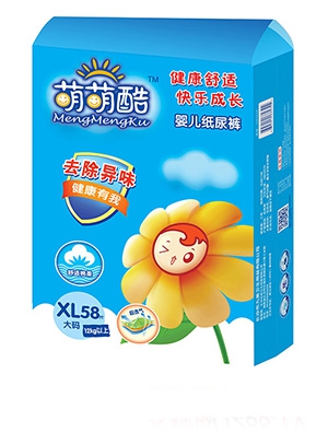 萌萌酷嬰兒紙尿褲XL58片