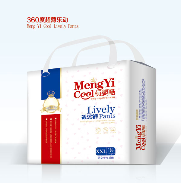 萌嬰酷活潑褲XXL18片