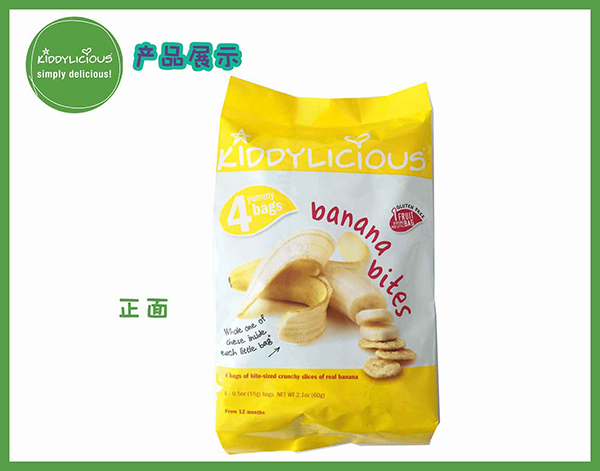 童之味脆片香蕉味正面