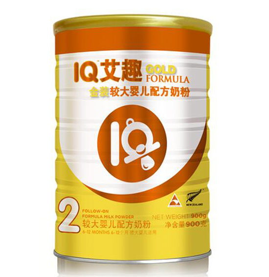 艾趣IQ金裝較大嬰兒配方奶粉