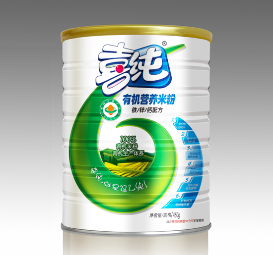 喜純鐵鋅鈣配方有機營養米粉