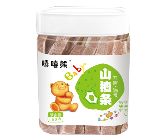 嘻嘻熊山楂條160g