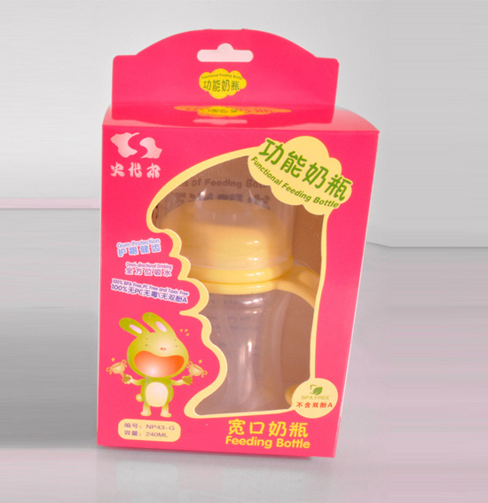 史代爾多功能寬口奶瓶240ml黃