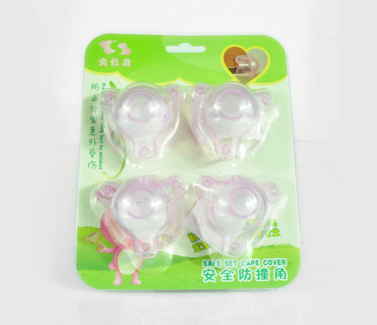 史代爾安全防撞角紫紅