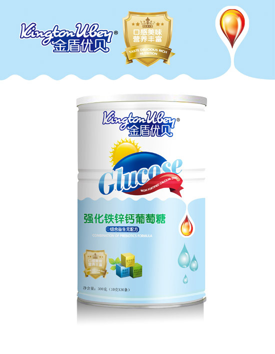金盾優貝強化鐵鋅鈣葡萄糖