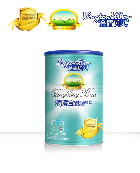 金盾優貝鐵鋅鈣多維清清寶