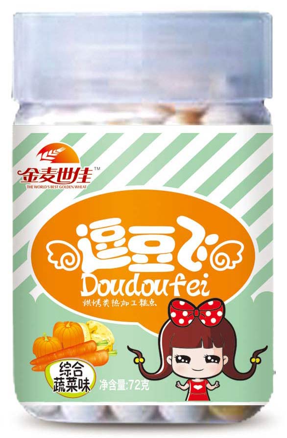 金麥世佳綜合蔬菜味逗逗飛