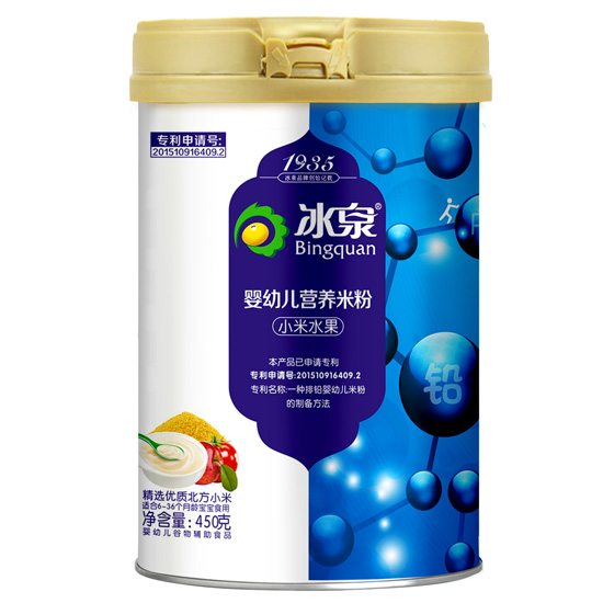 冰泉小米水果嬰幼兒營養米粉