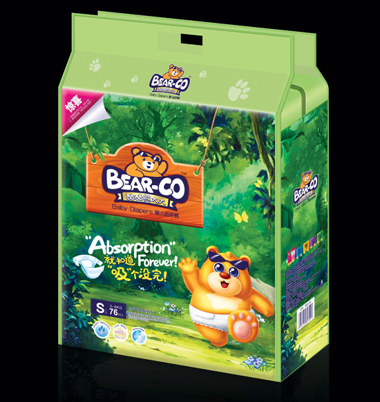 酷酷熊大大尿褲S76