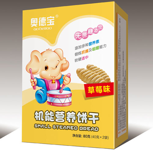 奧德寶草莓味機能營養餅干