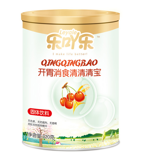 樂吖樂開胃消食清清寶320g聽裝