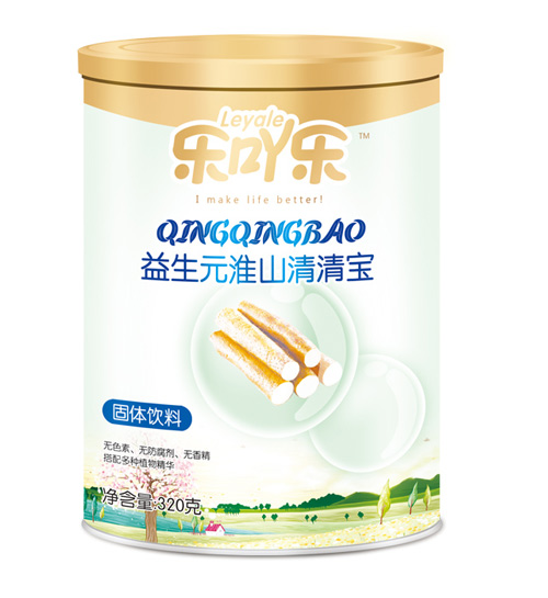 樂吖樂益生元淮山清清寶320g聽裝