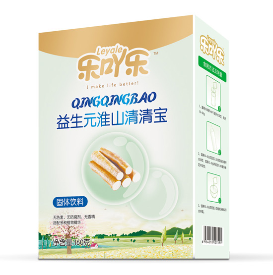 樂吖樂益生元淮山清清寶160g盒裝