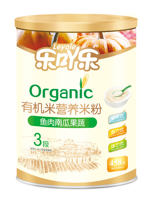 樂吖樂魚肉南瓜果蔬3段458g鐵聽裝