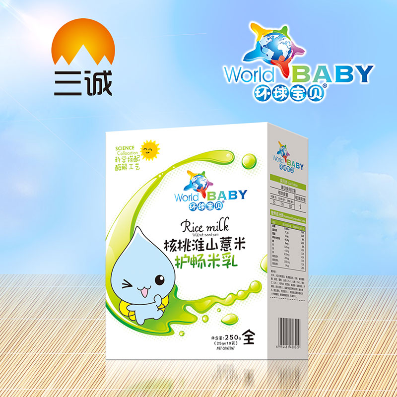 環球寶貝核桃淮山薏米盒裝