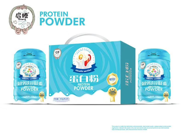 啟騰強化鈣鐵鋅蛋白粉盒裝