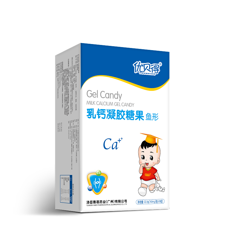 優貝得乳鈣凝膠糖果