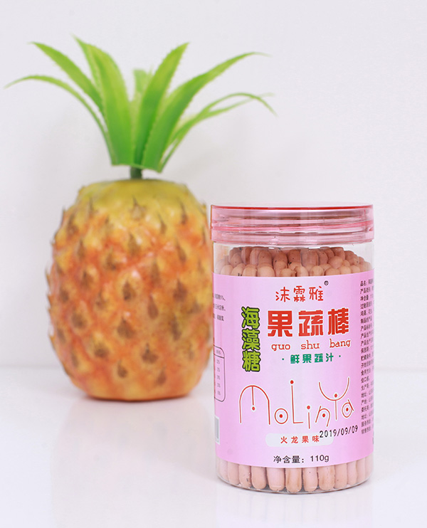 沫霖雅海藻糖果蔬棒火龍果味