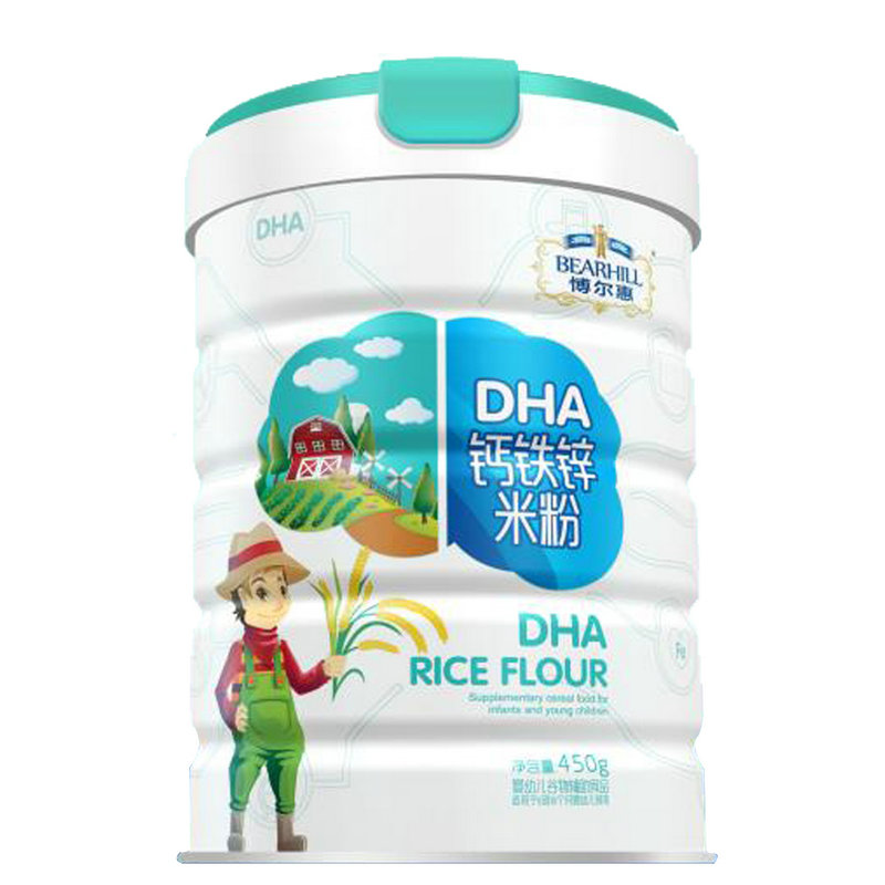 博爾慧DHA鈣鐵鋅米粉桶裝