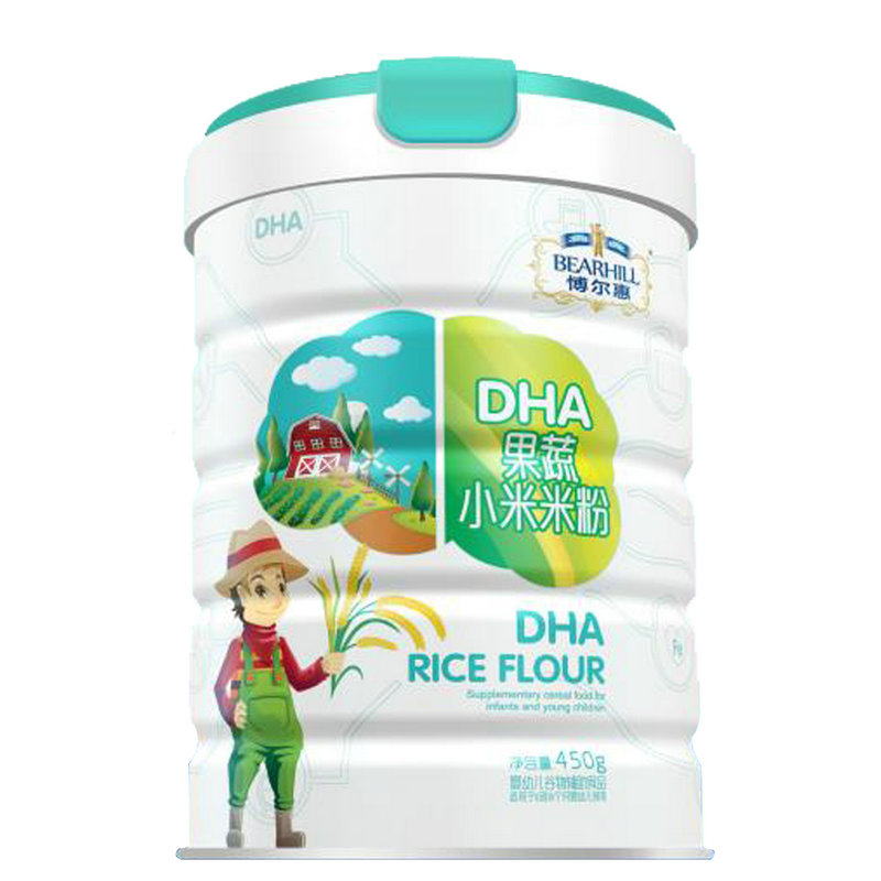 博爾慧DHA果蔬小米米粉桶裝