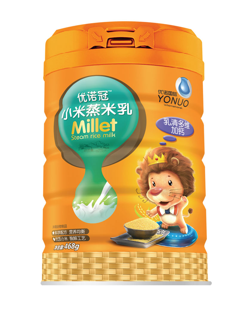 優諾冠乳清多維加鈣小米蒸米乳