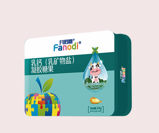 凡諾迪乳鈣凝膠糖果