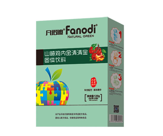 凡諾迪山楂雞內金清清寶固體飲料