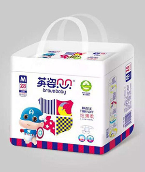 英姿貝貝炫薄柔嬰兒紙尿褲M28片