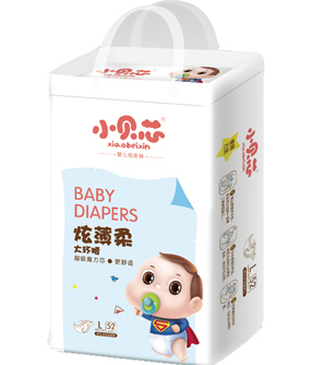 小貝芯炫薄柔大環腰紙尿褲L